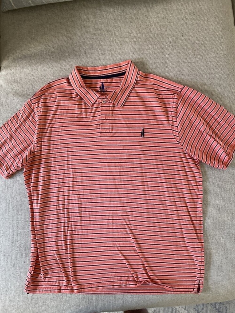 Johnnie O Striped Polo XL